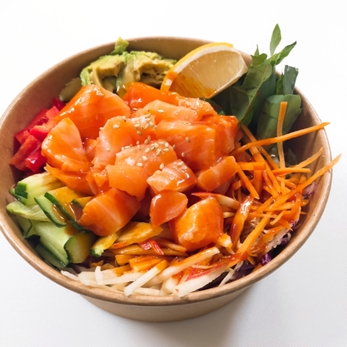 Sashimi Don with Spicy Sauce