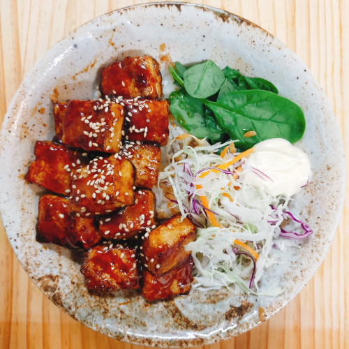 Teriyaki Tofu Donburi
